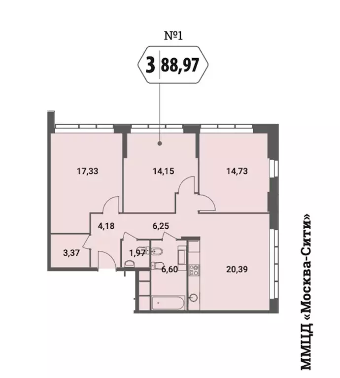 Продаётся 3-к квартира, 88.4 м - Фото 0