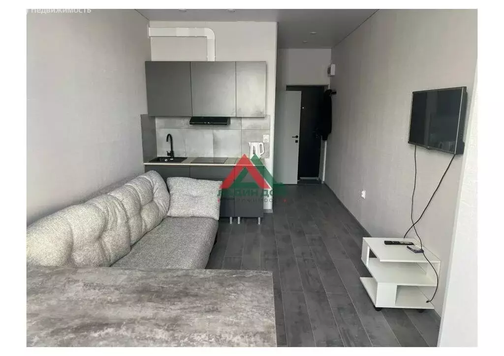 Квартира-студия: посёлок Российский, Рымникская улица, 13лит2 (19.45 ... - Фото 1