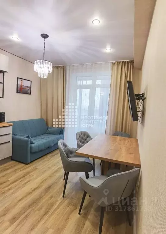1-к кв. Ханты-Мансийский АО, Ханты-Мансийск Самаровская ул., 4 (38.0 ... - Фото 1