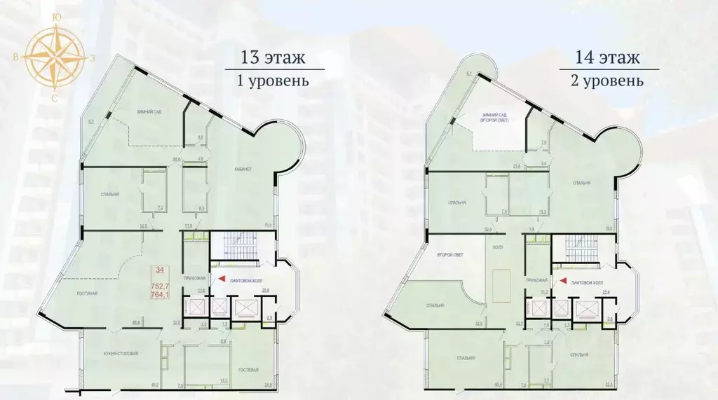 Свободной планировки кв. Москва ул. Архитектора Власова, 6 (752.7 м) - Фото 1