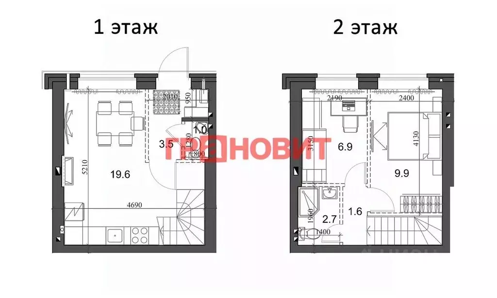 Таунхаус в Новосибирская область, Новосибирский район, Мичуринский ... - Фото 1