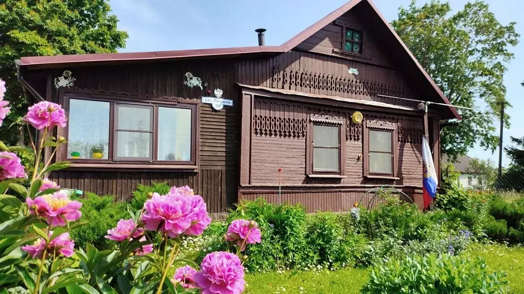 Дом в Псковская область, Порховский муниципальный округ, с. Славковичи ... - Фото 1