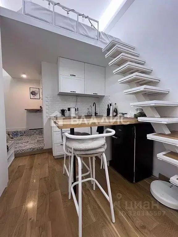 Студия Москва 3-й Хорошевский проезд, 1С1 (16.4 м) - Фото 1