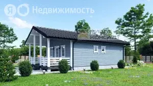 Дом в Омский район, село Пушкино (58 м) - Фото 1