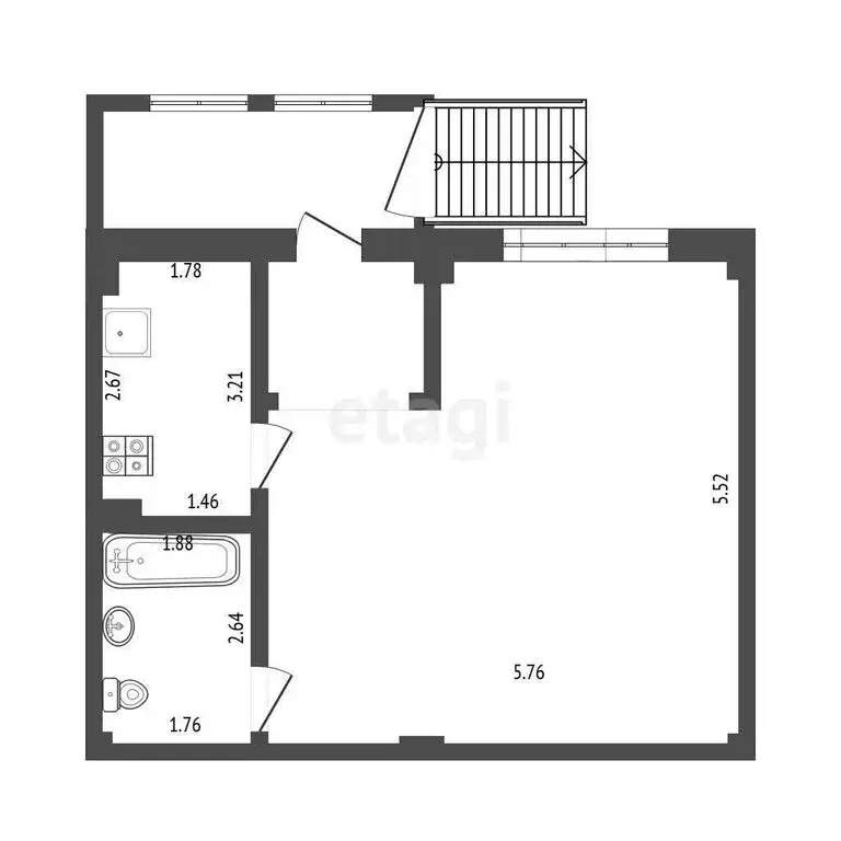 1-комнатная квартира: Севастополь, Маячная улица, 50 (48.8 м) - Фото 1