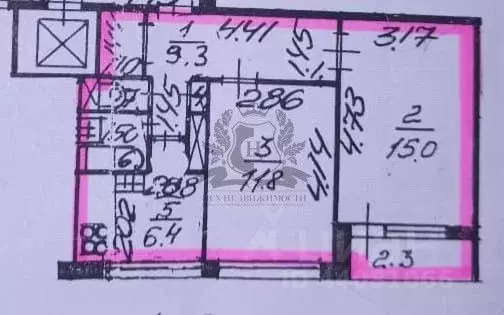 2-к кв. Санкт-Петербург ул. Генерала Симоняка, 4К1 (45.6 м) - Фото 1