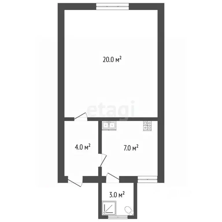 1-к кв. Крым, Алупка ул. Амет-Хана Султана, 15 (34.0 м) - Фото 1