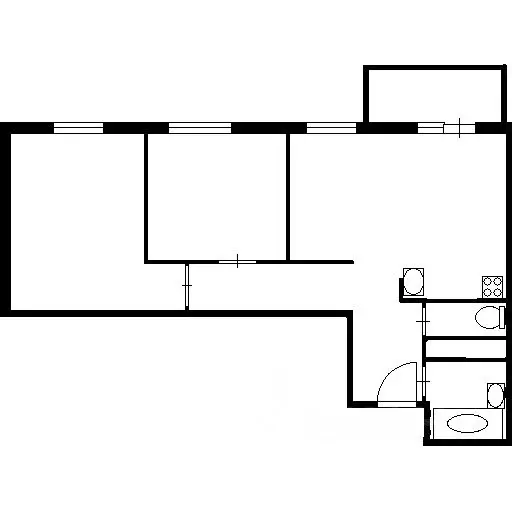 2-к кв. Башкортостан, Уфа Магистральная ул., 27 (45.0 м) - Фото 2