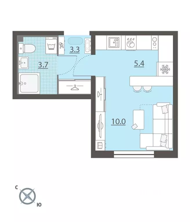 Студия Свердловская область, Екатеринбург муниципальное образование, ... - Фото 1