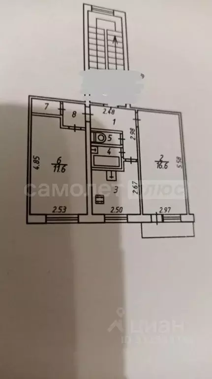 2-к кв. Калужская область, Калуга ул. Максима Горького, 41 (44.6 м) - Фото 0