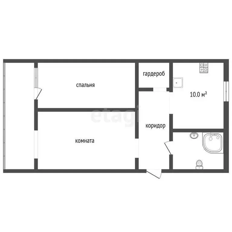 2-комнатная квартира: Таганрог, 13-й Новый переулок, 107 (62 м) - Фото 1