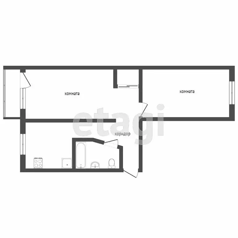 2-комнатная квартира: Петропавловск-Камчатский, Солнечная улица, 5 ... - Фото 1