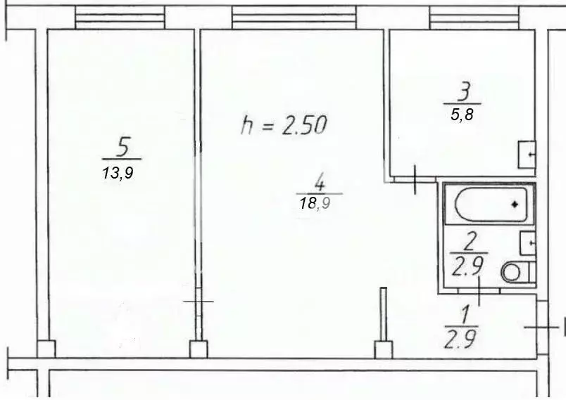 2-к кв. Новосибирская область, Новосибирск Часовая ул., 13 (41.1 м) - Фото 1