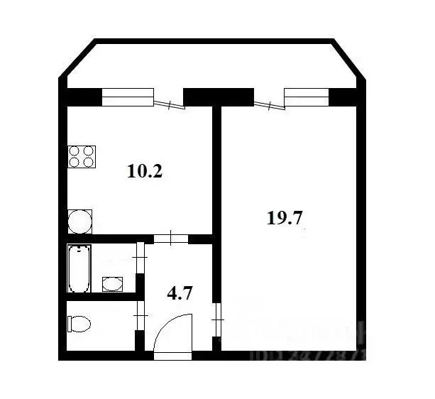 1-к кв. Санкт-Петербург ул. Котина, 7К1 (38.2 м) - Фото 0