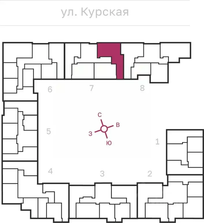 3-к кв. Санкт-Петербург Курская ул., 27 (88.73 м) - Фото 1