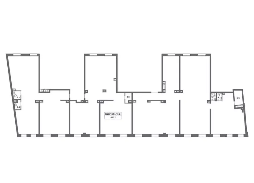 Помещение свободного назначения (637.7 м) - Фото 1