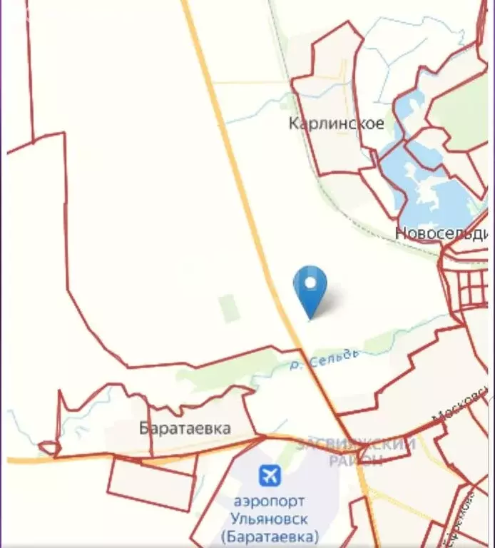 Участок в городской округ Ульяновск, село Карлинское (8 м) - Фото 0