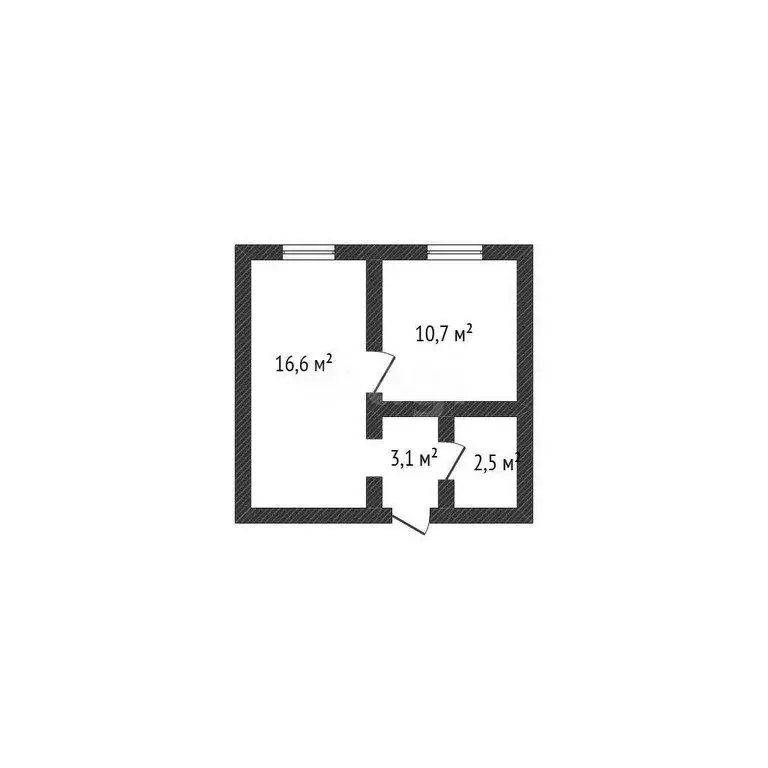 Квартира-студия: Ишимбай, проспект Ленина, 49 (32.9 м) - Фото 1