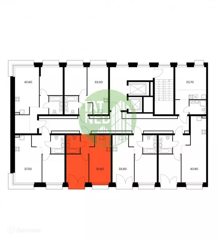 Продаётся 1-к квартира, 33.6 м - Фото 1