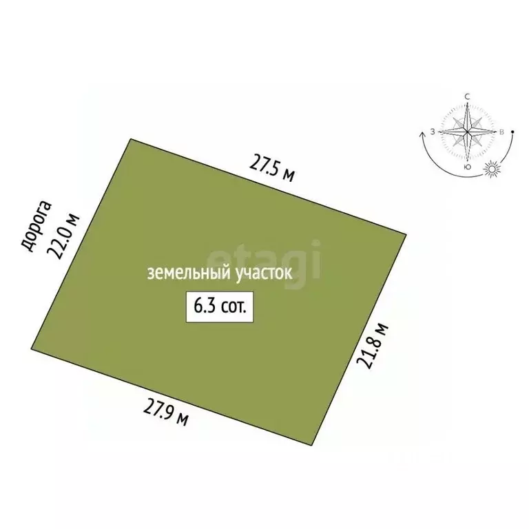 Участок в Башкортостан, Стерлитамак  (6.3 сот.) - Фото 2