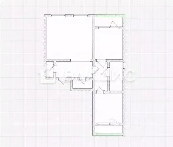 2-к кв. Пензенская область, Пенза ул. Высокая, 12 (82.5 м) - Фото 2