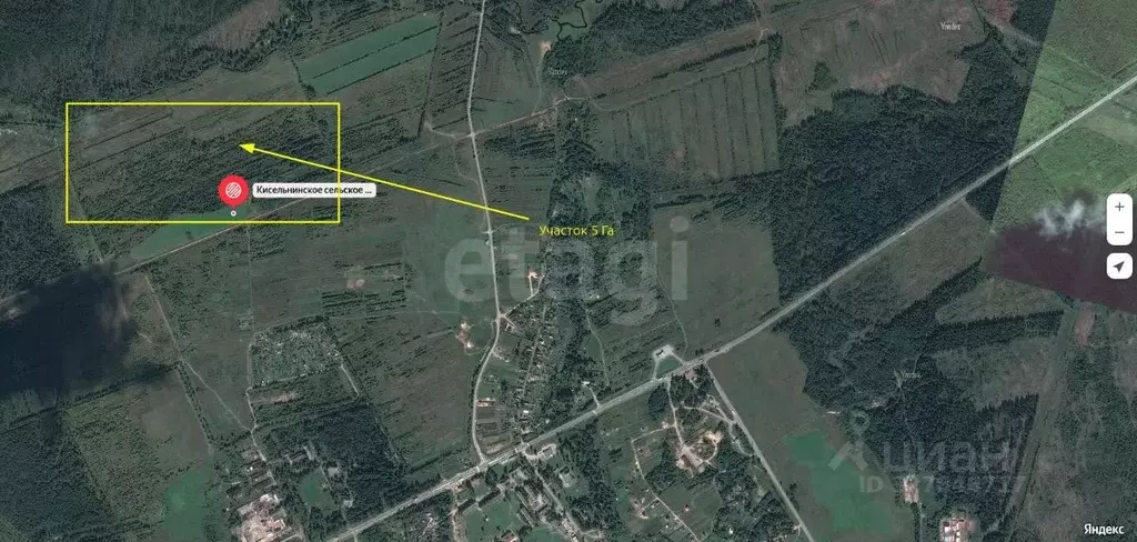 Участок в Ленинградская область, Волховский район, Кисельнинское ... - Фото 1