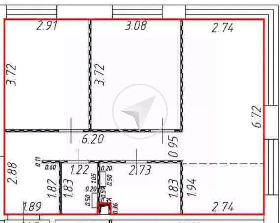 3-к кв. Москва ул. Мустая Карима, 12 (57.1 м) - Фото 2