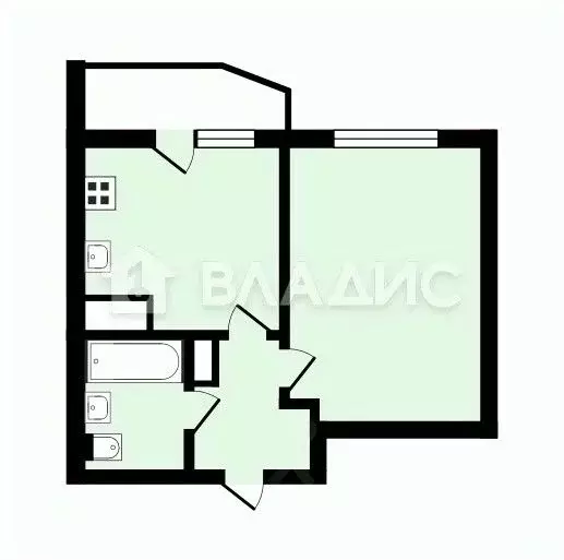 1-к кв. Санкт-Петербург Комендантский просп., 57к1 (34.0 м) - Фото 2