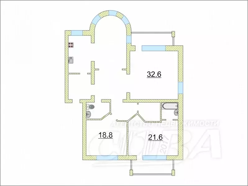 4-комнатная квартира: Тюмень, Севастопольская улица, 10к1 (160 м) - Фото 2