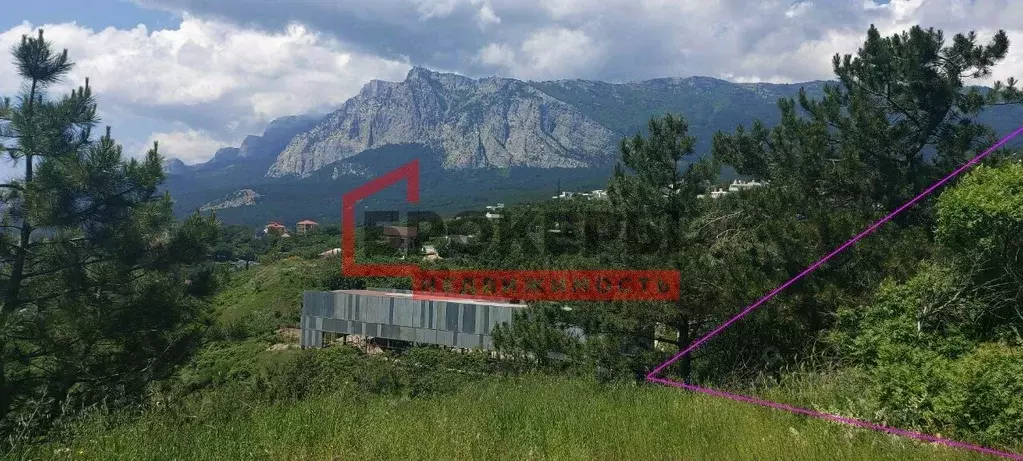 Участок в Крым, Ялта муниципальный округ, Гаспра пгт ш. ... - Фото 2