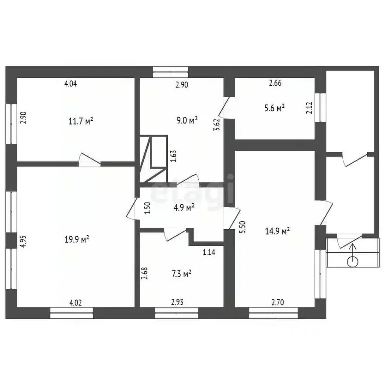 Дом в Кемеровская область, Кемерово Краснореченская ул. (73 м) - Фото 2