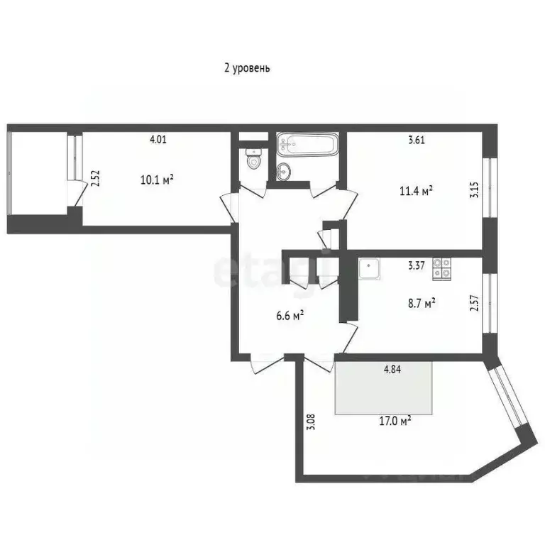 4-к кв. Архангельская область, Архангельск Советская ул., 7 (78.2 м) - Фото 0