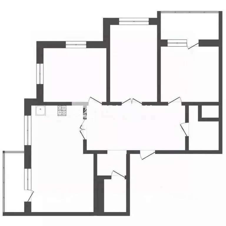 3-к кв. Московская область, Подольск ул. Генерала Стрельбицкого, 3 ... - Фото 2