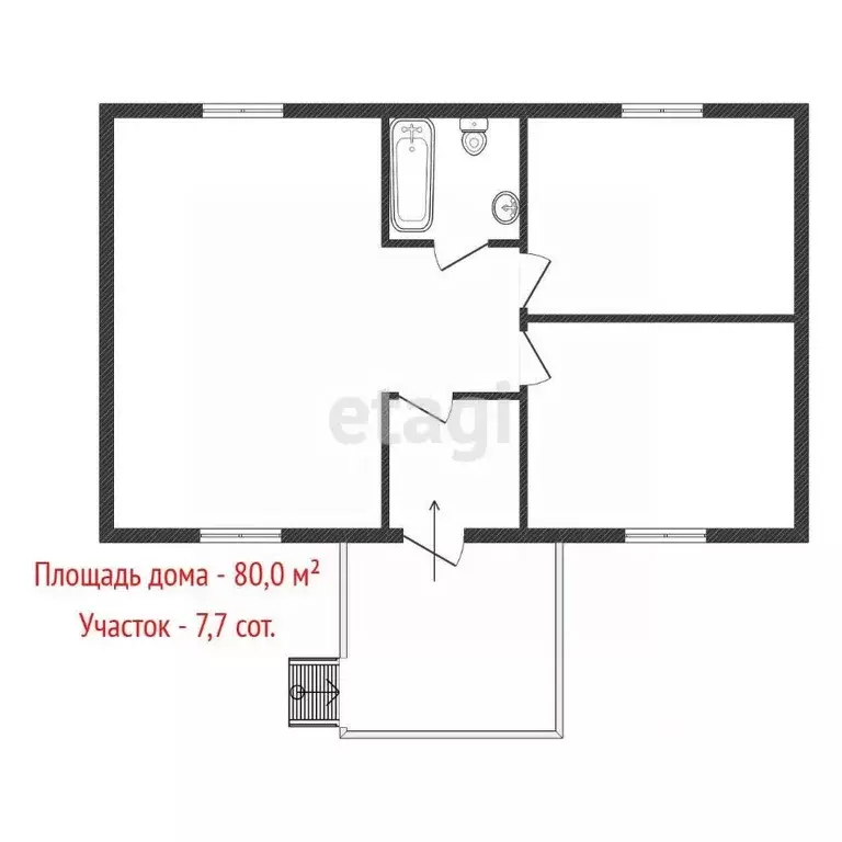 Дом в Свердловская область, Белоярский муниципальный округ, ... - Фото 2