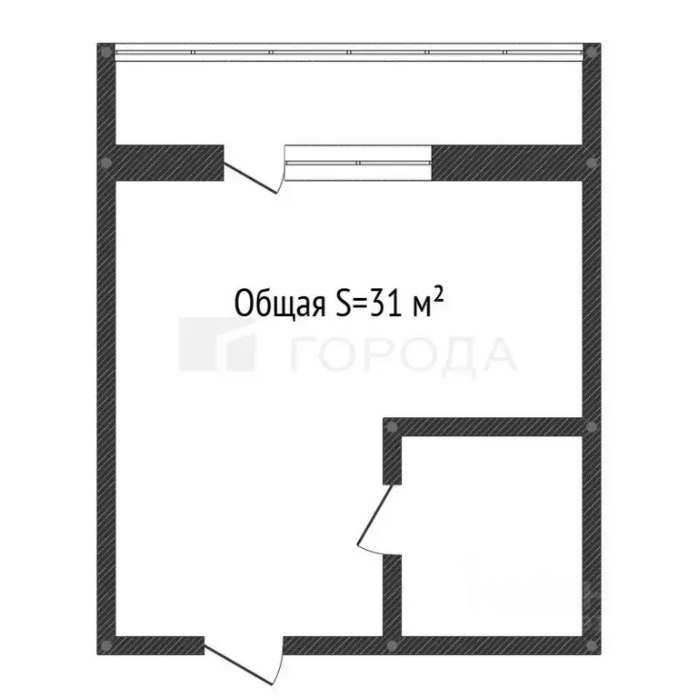 1-к кв. Алтайский край, Барнаул ул. Союза Республик, 1 (31.0 м) - Фото 2