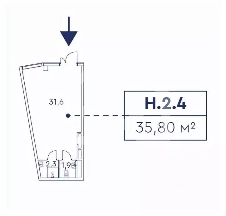 Торговая площадь в Москва просп. Мира, 222 (36 м) - Фото 2