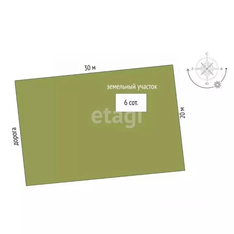 Участок в Крым, Феодосия ул. Петра Григоренко (6.2 сот.) - Фото 2