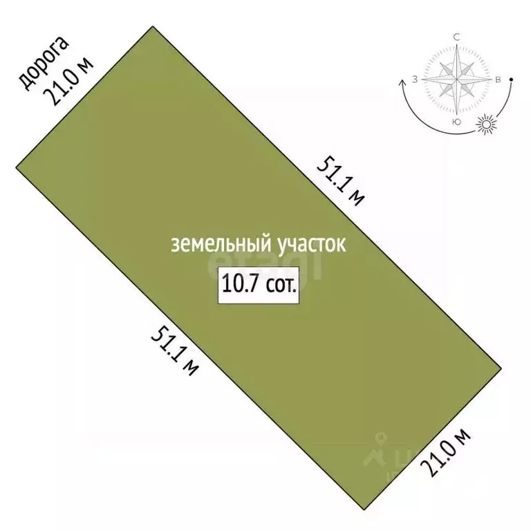 Участок в Алтайский край, Первомайский район, с. Фирсово, Полесье мкр  ... - Фото 2