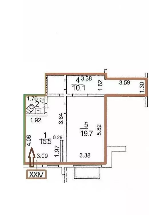 Помещение свободного назначения в Москва Партизанская ул., 22 (51 м) - Фото 2