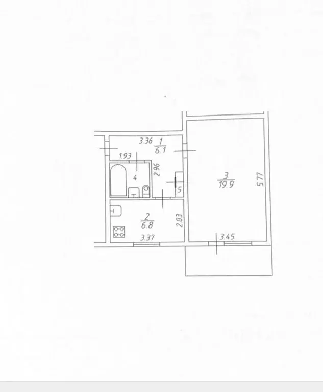 1-к кв. Ненецкий АО, Нарьян-Мар Искателей пгт, Ленинградский пер., 2 ... - Фото 1