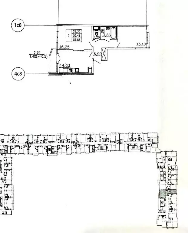 2-комнатная квартира: Мурино, Екатерининская улица, 3/4 (55.7 м) - Фото 0