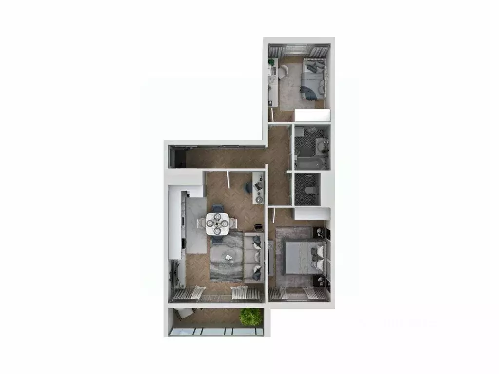 2-к кв. Челябинская область, Миасс ул. Лихачева (64.18 м) - Фото 0
