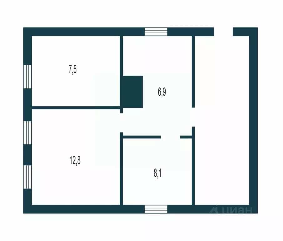 Дом в Новосибирская область, Искитим Пионерская ул., 18 (35 м) - Фото 2