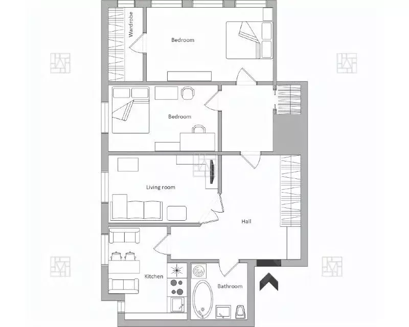 3-к кв. Москва Вишняковский пер., 10С1 (72.0 м) - Фото 1
