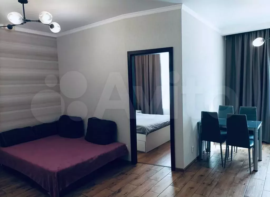 1-к. квартира, 43 м, 4/26 эт. - Фото 1