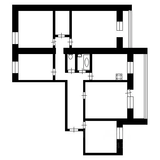 5-к кв. Омская область, Омск Харьковская ул., 19 (104.9 м) - Фото 2