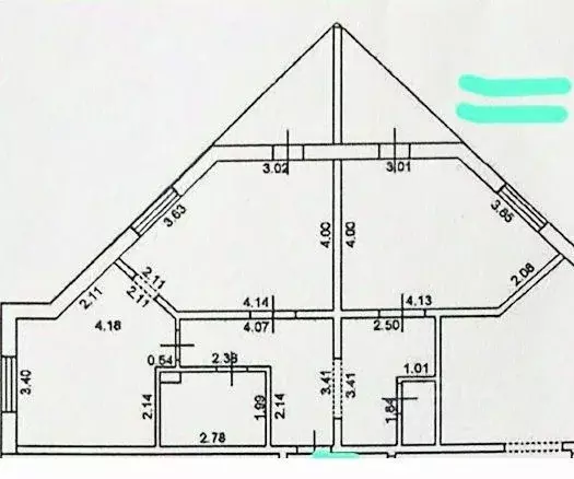 3-к кв. Тверская область, Тверь Петербургское ш., 15 (84.0 м) - Фото 1