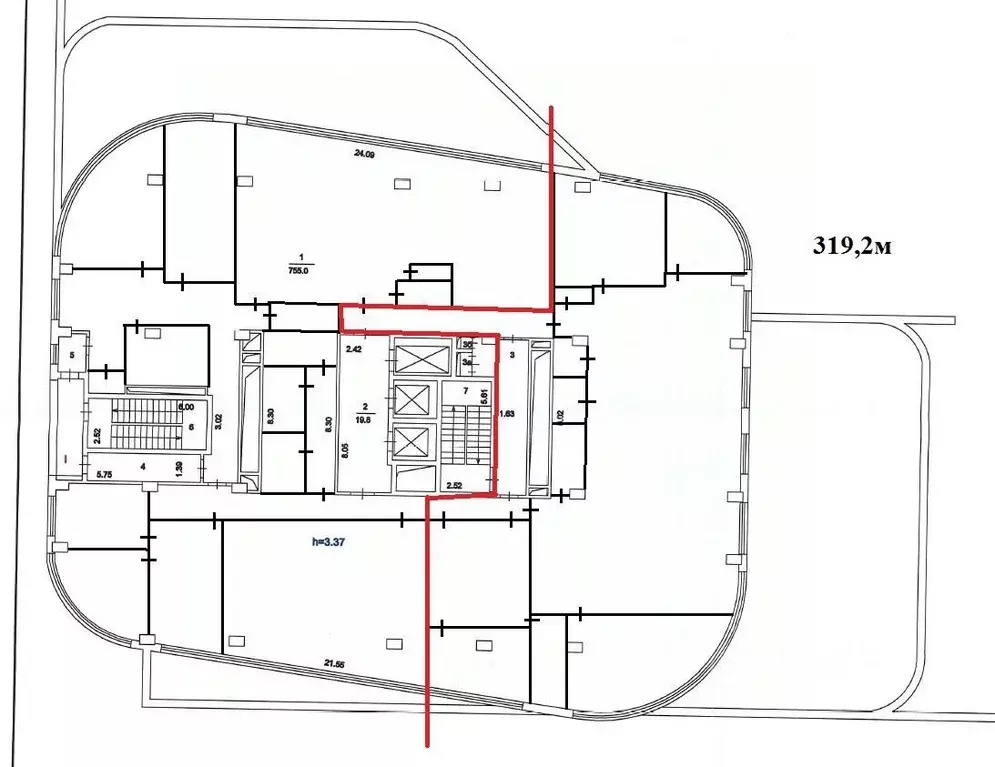 Офис в Москва Мироновская ул., 25 (319 м) - Фото 1