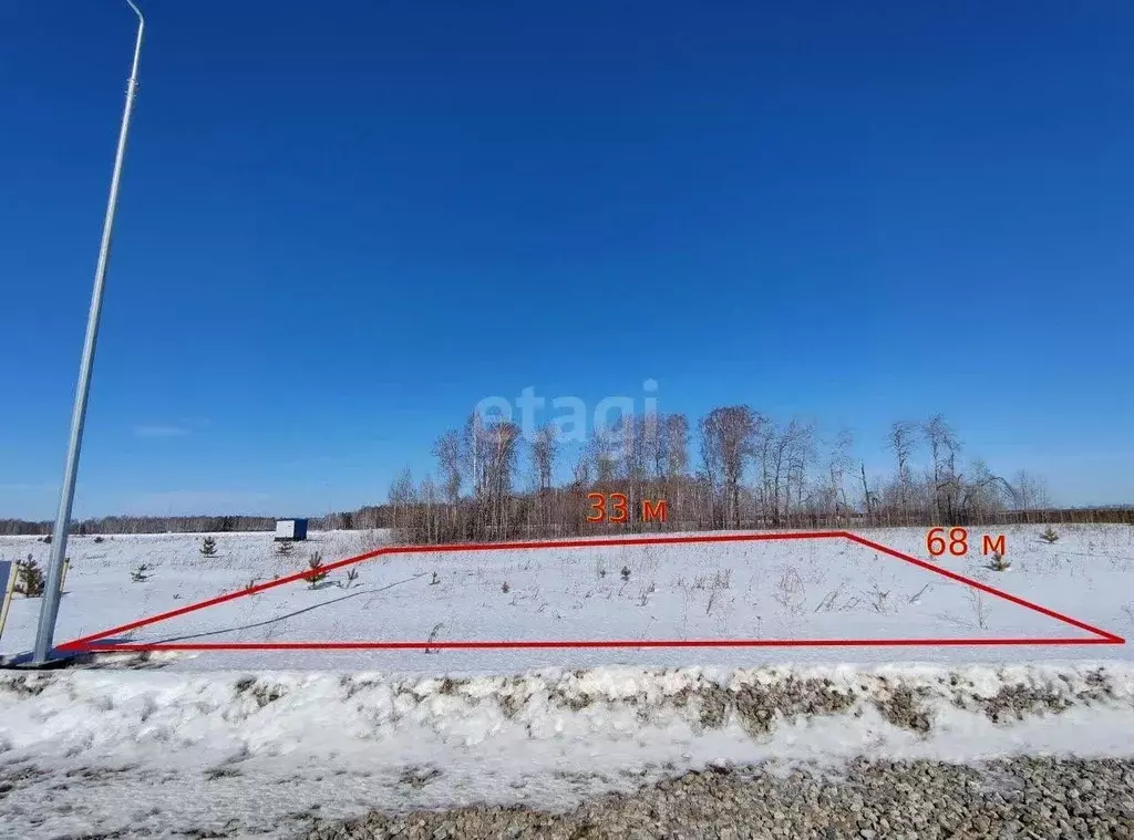 Участок в Тюменская область, Тюменский муниципальный округ, ... - Фото 1