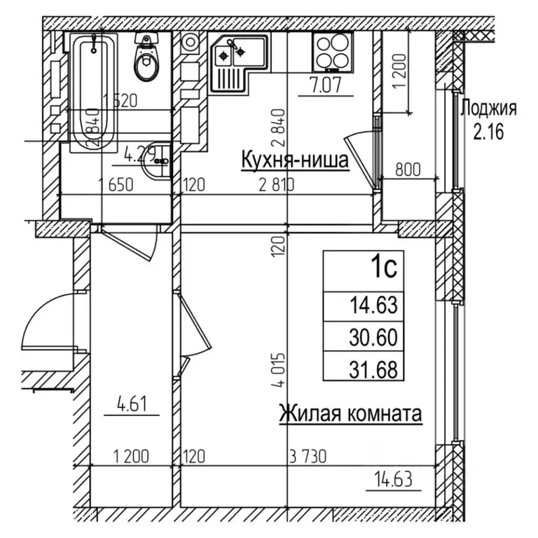 1-к кв. Новосибирская область, Новосибирск ул. Дуси Ковальчук, 242 ... - Фото 0